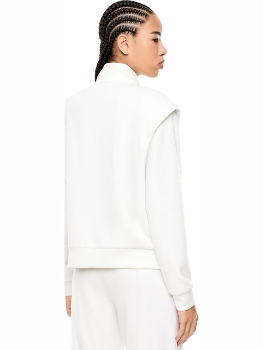 Women's Sweatshirt Cardigan Light Blue