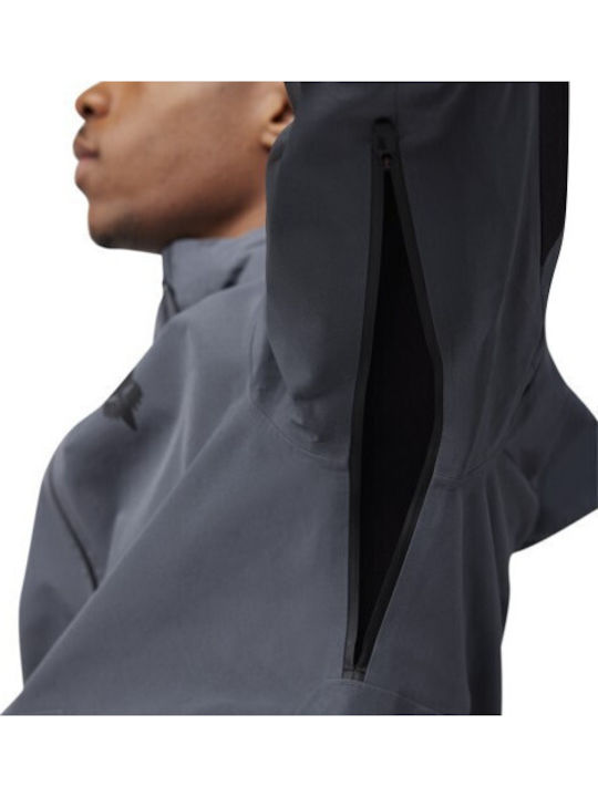Fox Work Jacket with Hood Gray