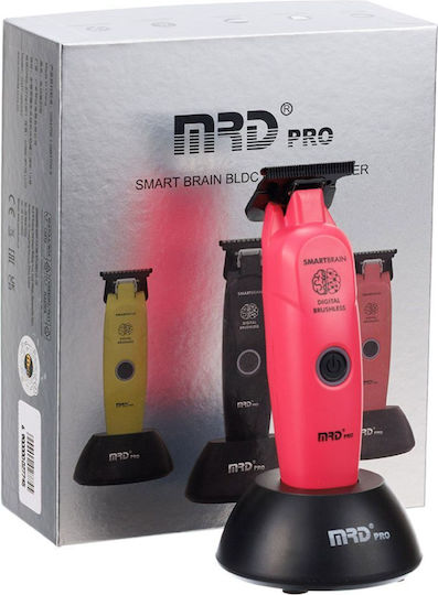 MRD Pro Smart Brain Gmt-3969st Επαγγελματική Επαναφορτιζόμενη Κουρευτική Μηχανή Ροζ GMT-3969ST-PNK