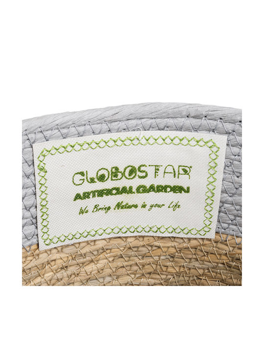 GloboStar Beige Flower Pot with Gray 28x26x28cm