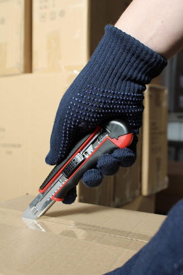 Wedo Auto-load Professional Cutter 18 mm with 6 Blades Red Black