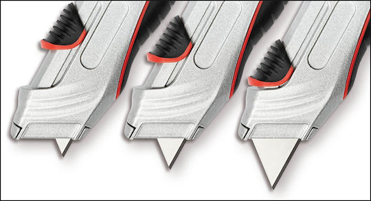 Wedo Cutter Safety Cutting Knife Profi Incl 5 Replacement Blades Black