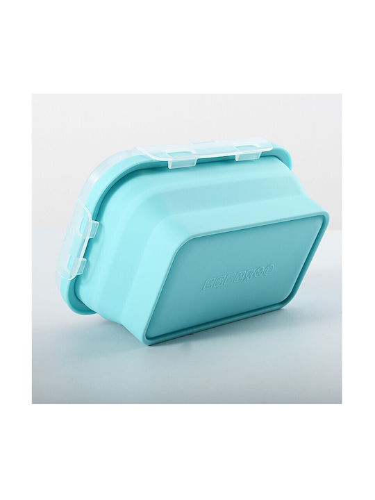 Alista Home Set Cutii De Prânz Din Silicon Albastre 3 Bucăți