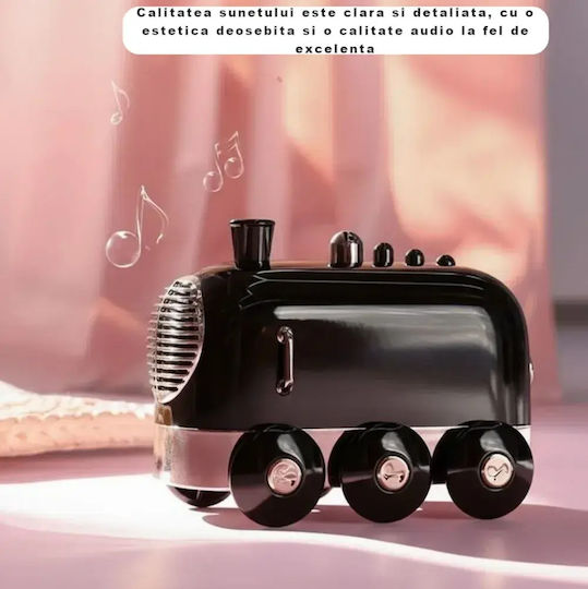HL-555 Train Boxă Bluetooth 10W cu Radio și Durată a Bateriei de până la 5 ore Neagră
