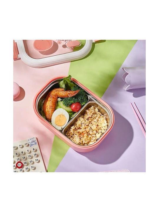 Alista Home Cutie De Prânz Din Plastic Roz 1lt