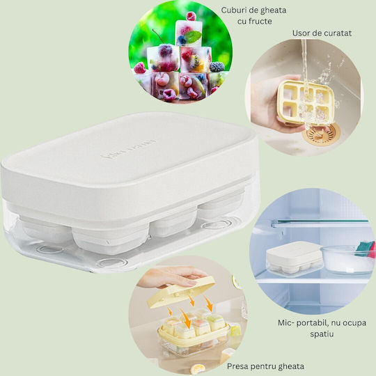 Alista Home Alista Home Eiswürfelform aus Silikon Weiß 125155