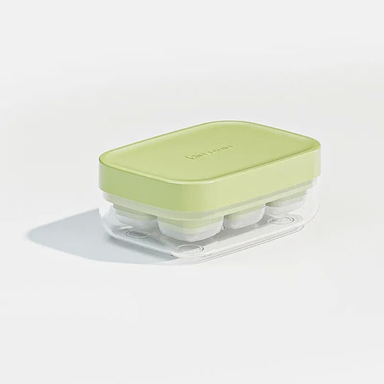 Alista Home Formă Pentru Cuburi de Gheață din Silicon Verde 125156