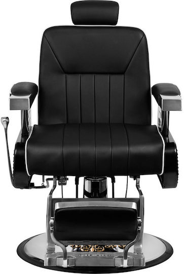 Barber Chair with Adjustable Height Black