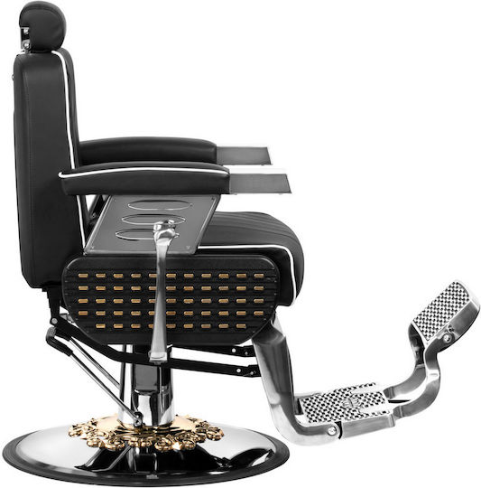 Barber Chair with Adjustable Height Black