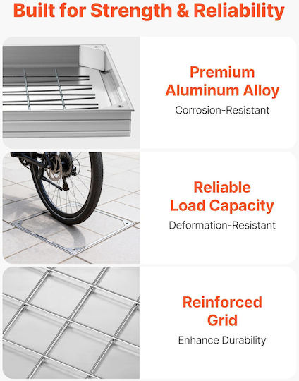 Vevor Aluminum Sewer Drain 50x50cm JGJKJQRSJGJKVCT0W001V0