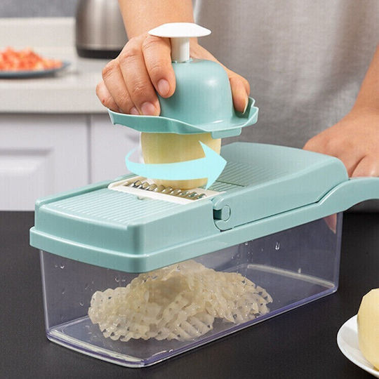 Alista Home Răzătoare Pentru Fructe Și Legume Din Oțel Inoxidabil Cu Container 32.2x11.3cm