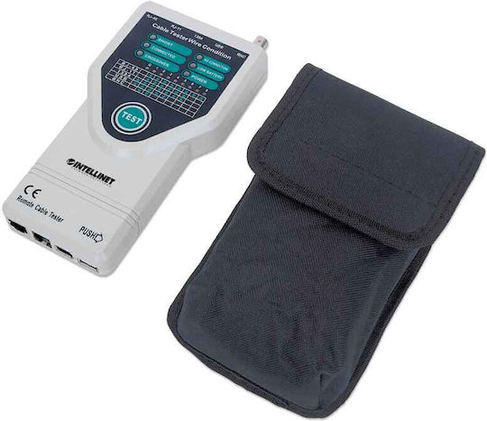 Intellinet 5-in-1 Cable Tester Tester Καλωδίων Δικτύου RJ45 / RJ11 / BNC / USB