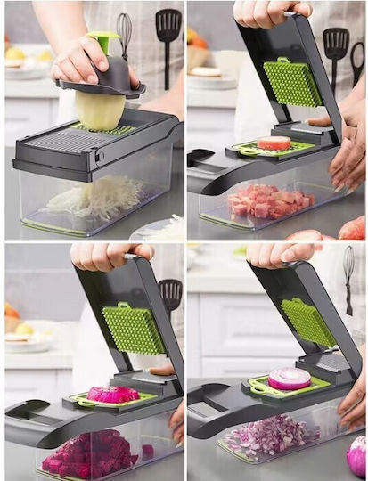 Alista Home Răzătoare Pentru Fructe Și Legume Din Oțel Inoxidabil Cu Container 32.2x11.3cm