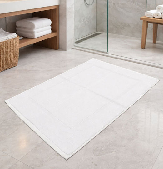 Olia Home Хотелски Бански Мат Бял 50x80см.
