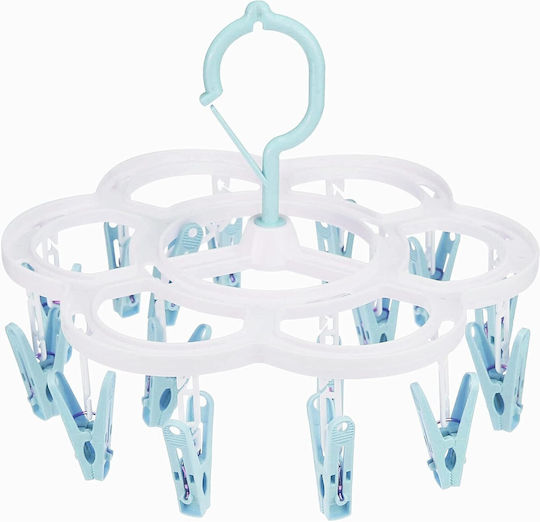 Alista Home Cârlige De Rufe Din Plastic 26x21cm Albastre
