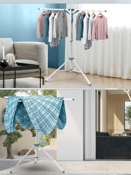 Alista Home Πτυσσόμενη Απλώστρα Δαπέδου από Αλουμίνιο