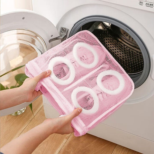 Waschbeutel Für Schuhe Alista Home Waschmaschine 28x24,5x8 Cm Rosa Waschbeutel Für Schuhe Alista Home Waschmaschine 28x24,5x8 Cm Rosa