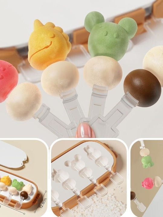 Alista Home Formă Pentru Tăvi Și Tăvi Pentru Copt Înghețată / Ice Lolly Din Silicon 21x12.8x3cm