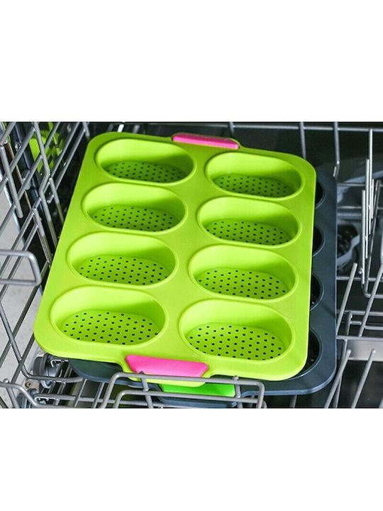 Alista Home Formă Tăvi și Tăvi Pentru Copt Pentru Pâine Din Silicon 34.5x23.8x2.5cm