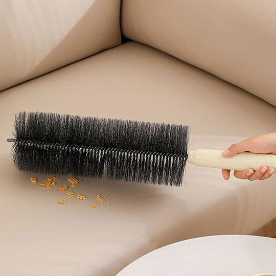 Perie Multifuncțională 2în1 Alista Home Curățare Prafului 38 X 11 Cm Perie Burete Crem