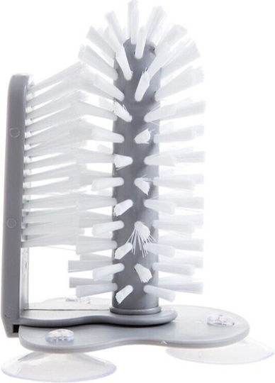Perie Curățare Sticlă Alista Home Plastic cu Ventuză 17,5 X 14 Cm Gri