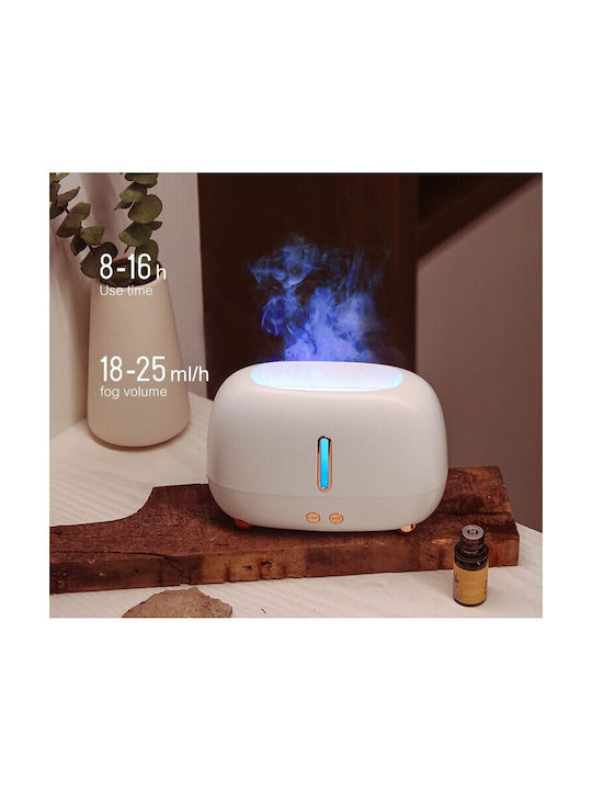 Alista Home Led Συσκευή Αρωματοθεραπείας Υπερήχων με Χρονοδιακόπτη Λευκή 250ml 123973
