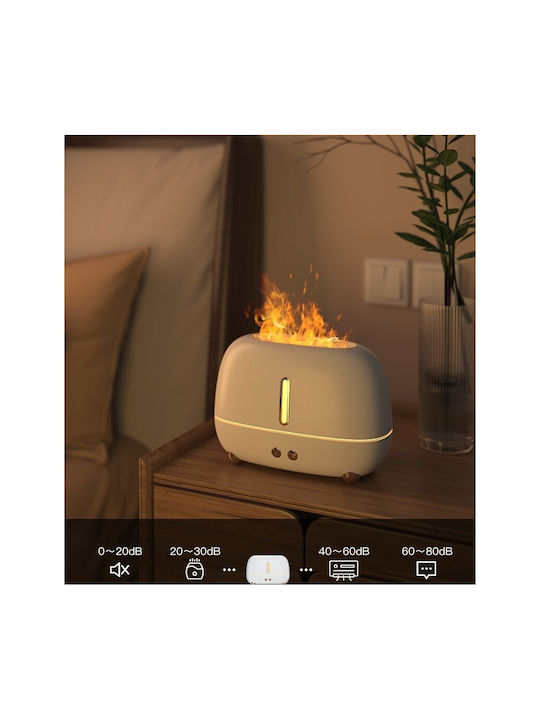 Alista Home Led Συσκευή Αρωματοθεραπείας Υπερήχων με Χρονοδιακόπτη Λευκή 250ml 123973