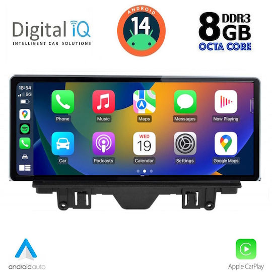Digital IQ Car Audio System for Audi Q3 2011-2019 (Bluetooth/USB/WiFi/GPS/Apple CarPlay/Android Auto) with 10.25" Touch Screen