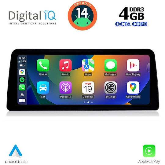 Digital IQ Car Audio System for BMW X3 (F25) 2011-2013 (Bluetooth/USB/Wi-Fi/GPS/Apple CarPlay/Android Auto) with 10.25" Touch Screen