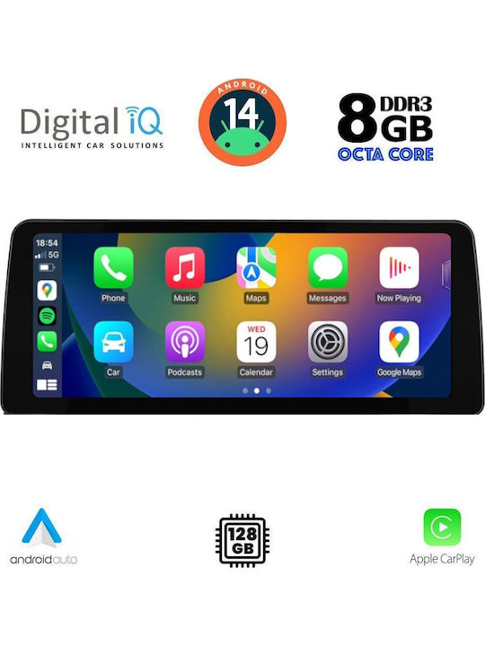Digital IQ Auto-Audiosystem Für BMW Serie 7 2013-2015 Mit Touchscreen 12.3" Bluetooth USB Eingebautes Wi-Fi GPS Apple CarPlay Android Auto