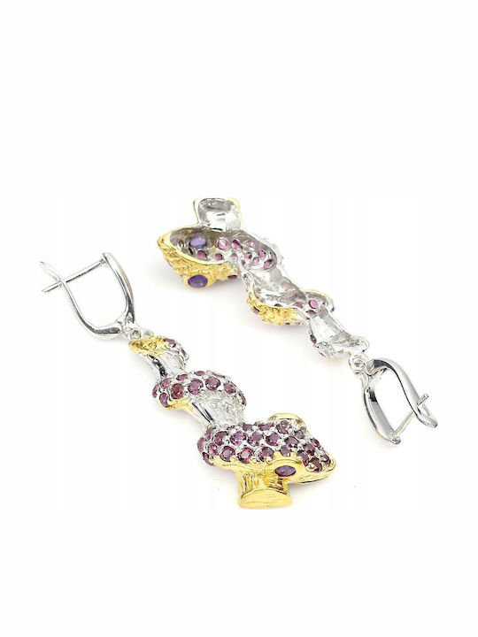 Schöne Natürliche Granat Amethyst Schlange Ringe 2