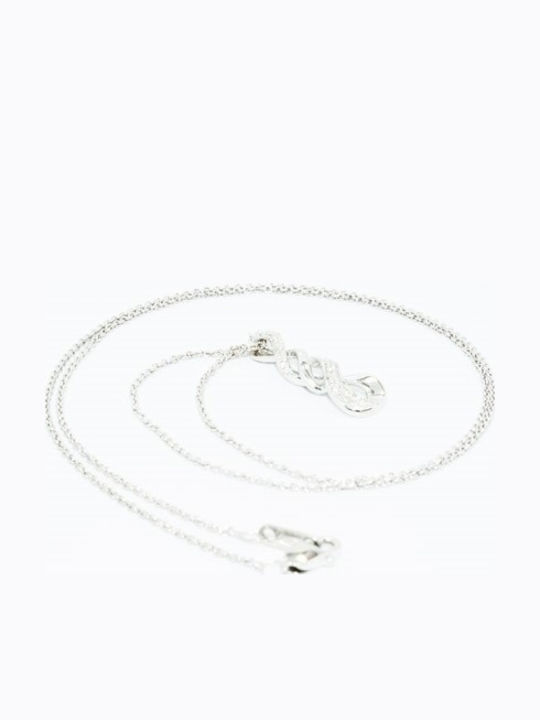 Songea Silber 925 Halskette Diamanten 0.15ct