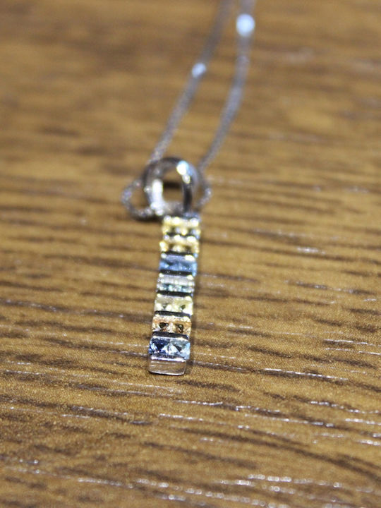 925 Silver Necklace Delicate Natural Sapphires Songea Elegant