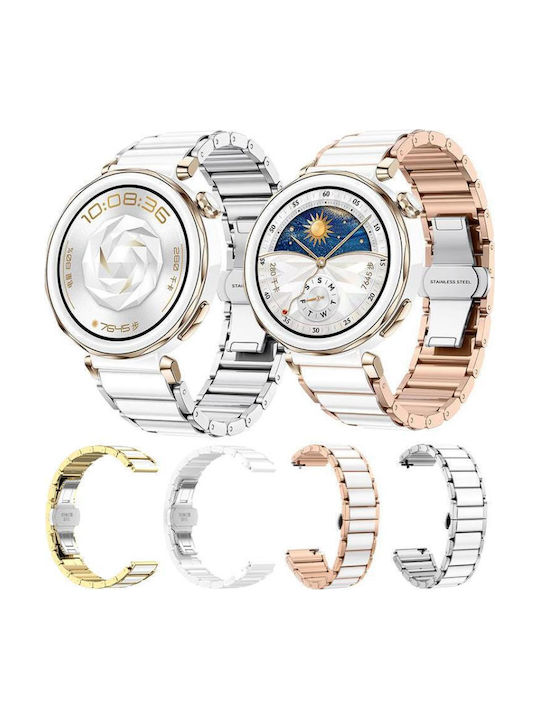 Huawei Watch Gt 6 41mm Gt 5 Pro 42mm Xdfind Ceramic Stainless Steel Watch Band Gold