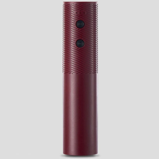 Tirbușon Electric Alista Home Deschizător De Sticle Pentru Vin Generația Nouă Uz Casnic Usb Reîncărcabil 20 X 4,6 Cm Roșu
