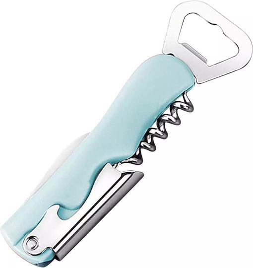 Tirbușon De Plută 4 În 1 Alista Home Deschizător Multifuncțional De Sticle Oțel Inoxidabil Mâner Antiderapant 13,5 X 4 Cm Verde