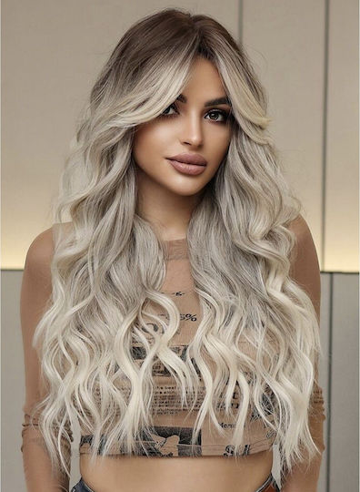 Animis Beauty Περούκα με Συνθετική Τρίχα σε Ξανθό Χρώμα 60cm