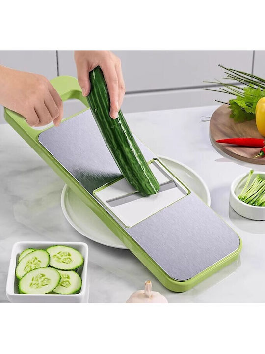 7-piece Multifunctional Set Alista Home Cutting Chopping Vegetables Home Use Stainless Steel Gray-green