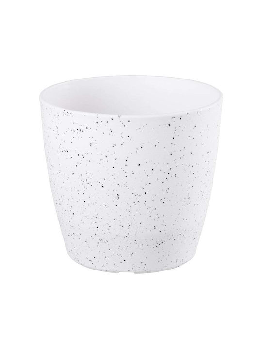 SGTT Γλάστρα Πλαστική White Color 26x26εκ.