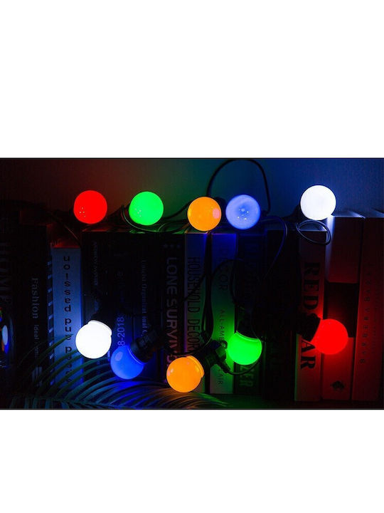 Alista Home Ghirlandă Luminoasă LED Etanșă IP65 10m cu 20 Becuri