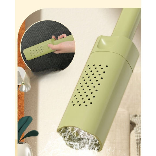 Mini Mop Alista Home Pentru Uz Casnic Sistem Autostoarcere Portabil Mop cu Burete Rotire 180° 15 X 27,5 Cm Verde