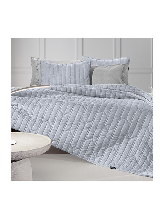 Guy Laroche Aurora Module Cuvertură Semi-dublu Microfibra Albastru 180x240cm 2buc