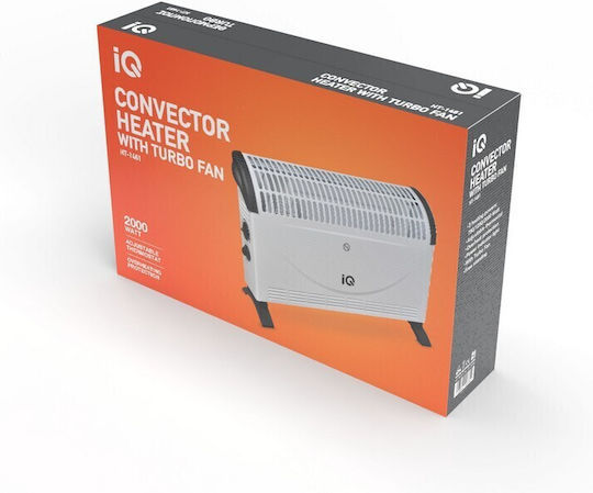 IQ Θερμοπομπός Δαπέδου 1000W 58x40cm Λευκός