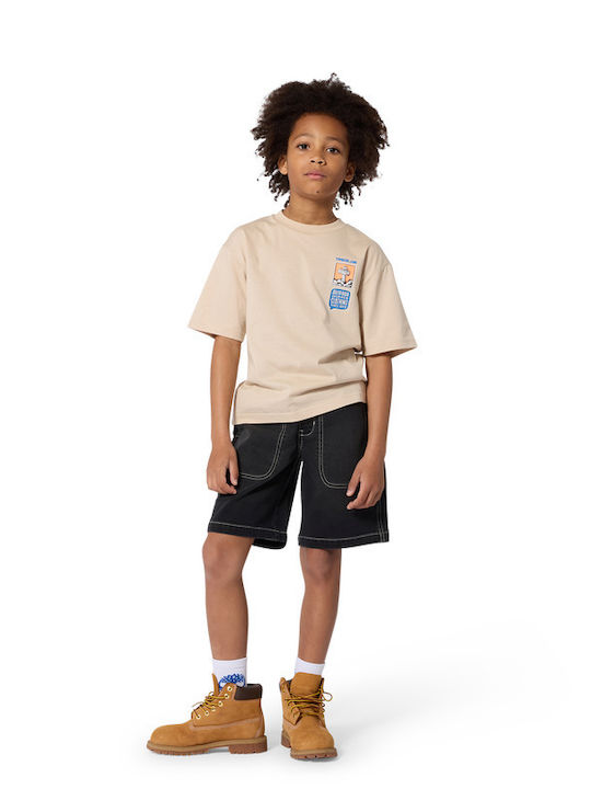 Kids Denim Shorts Bermuda Black