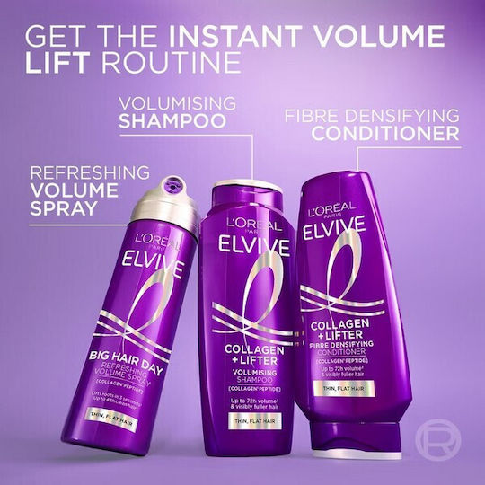 L'Oreal Paris Elvive Hydration & Volume Shampoo for Fine Hair 400ml