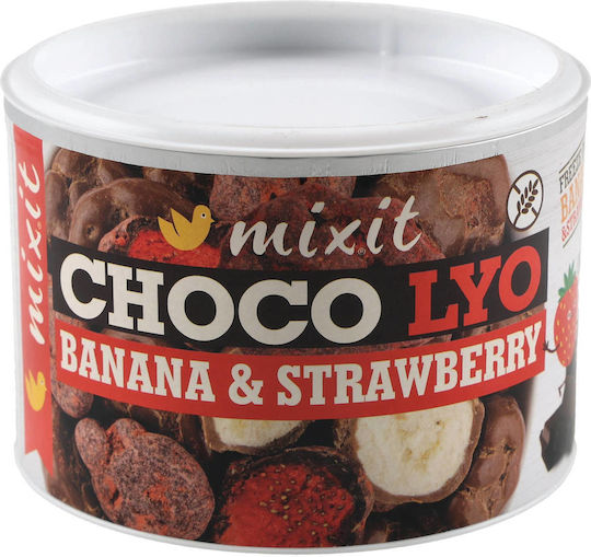 Banane Crocante Căpșuni În Ciocolată Mixit 150 G