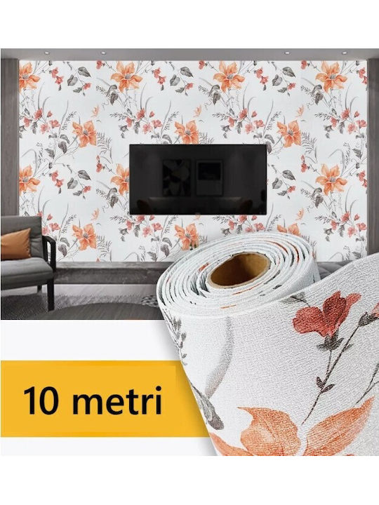 Tapet Autocolant Portocaliu 100x50cm