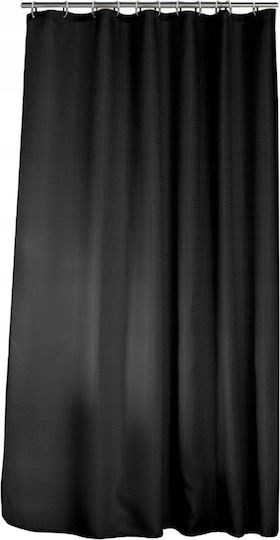 Flamingo Quartz Noir Κουρτίνα Μπάνιου Υφασμάτινη 180x200 cm Blue