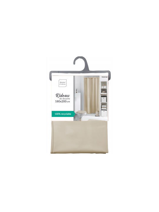 Douceur d'Intérieur Shower Curtain 180x200cm Taupe