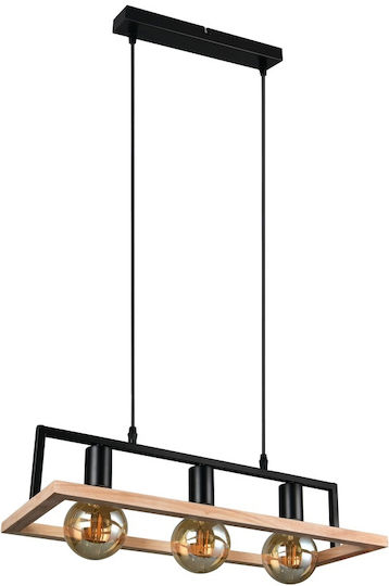 Trio Lighting Black Pendant Ceiling Light